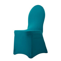 Budget chair cover stretch sage, turquoise