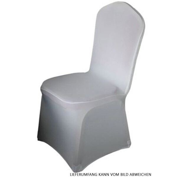 Budget chair cover stretch grey