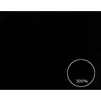 EURO Molton 2-seitig geraut ca. 320 g/m²  300 cm schwarz